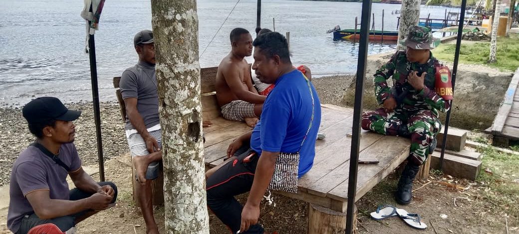 Mewujudkan Keakraban, Babinsa Komsos Dengan Warga Binaan