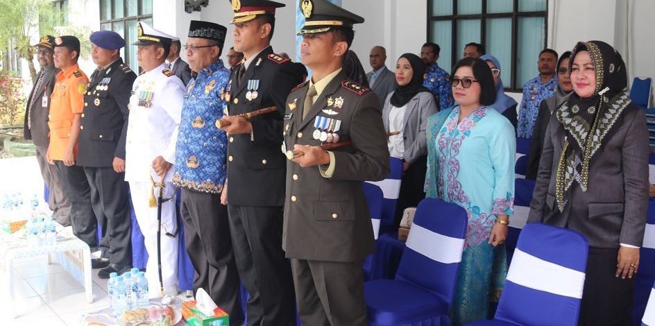 Dandim 1805/Raja Ampat Hadiri Upacara Peringatan Hari Lahir pancasila